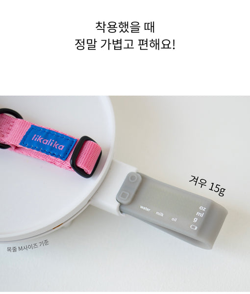 컬러팝 목줄