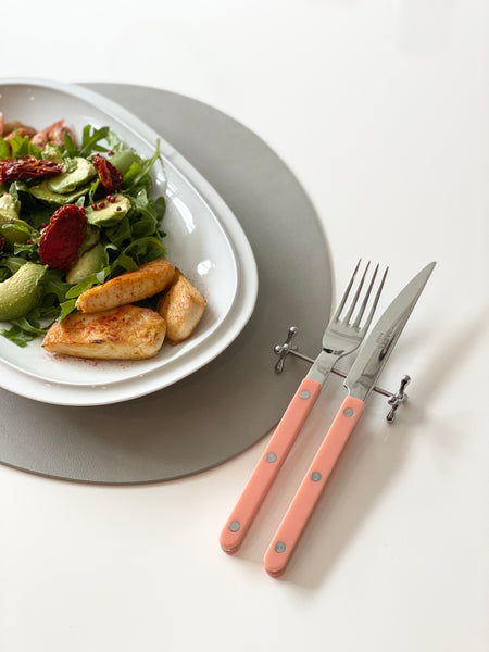 Silver long Cutlery rest